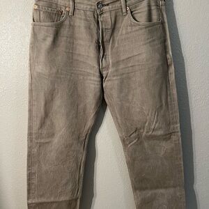 Levi's Shrink-to-Fit 501s Tan Denim Jeans